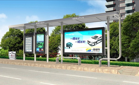 不銹鋼公交站臺