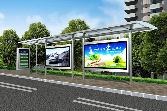 不銹鋼公交站臺