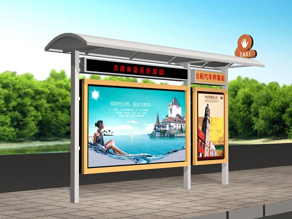 鄉鎮公交站臺燈箱